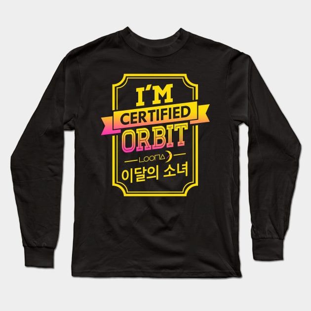 I'M CERTIFIED LOONA ORBIT Long Sleeve T-Shirt by skeletonvenus